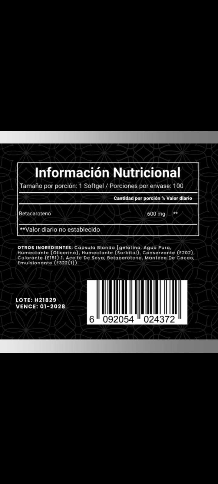 Miniatura 2 de Betacaroteno - Garden Of Life